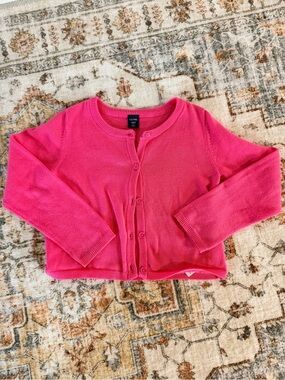 Gap hot pink‎ toddler cardigan